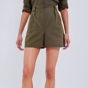 Tuckernuck Army Green Safari Shorts